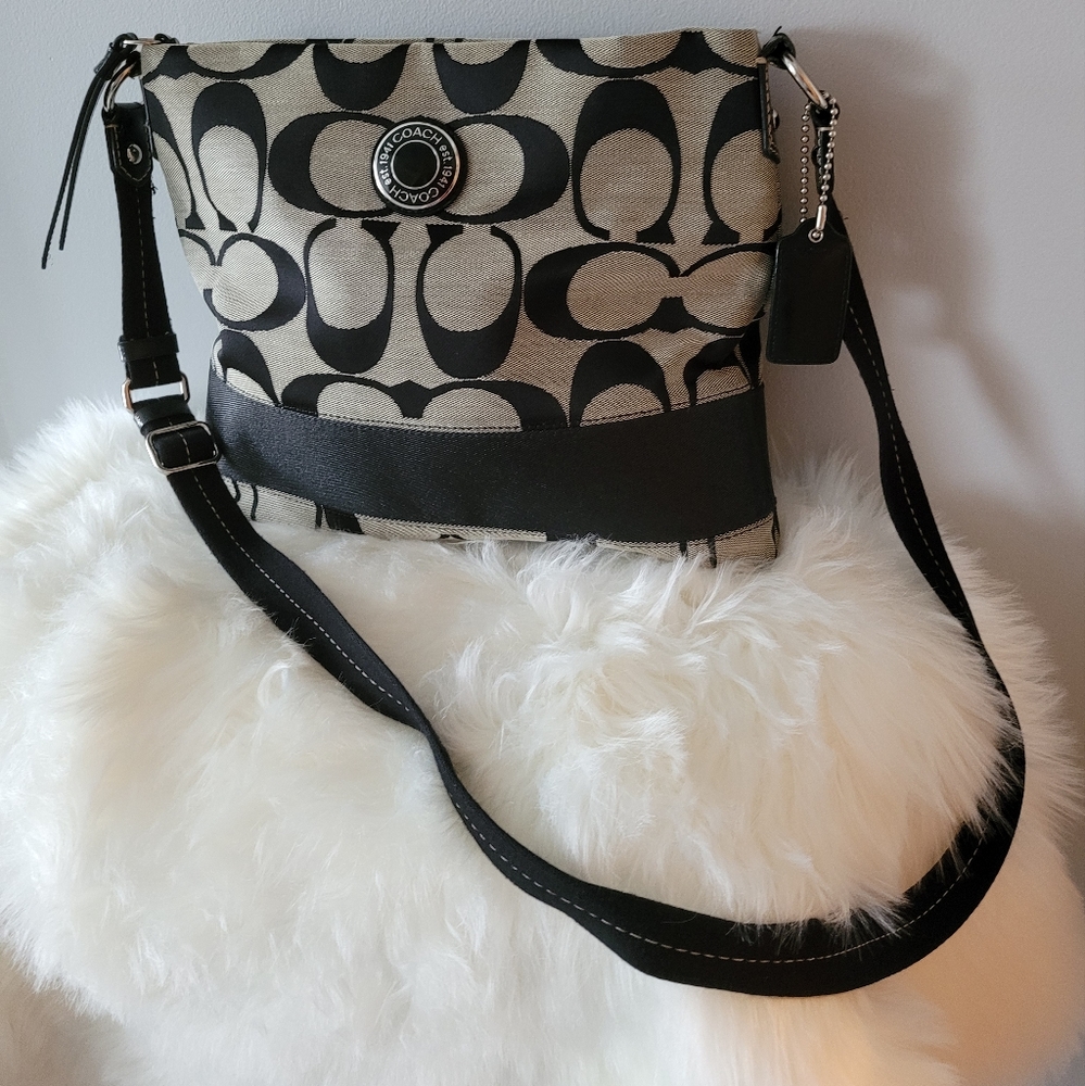 Large Coach 10 by 12 Crossbody bag